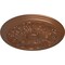 Ekena Millwork Damon Ceiling Medallion (Fits Canopies up to 3 3/8"), Hand-Painted Polished Copper, 20"OD x 1 1/2"P CM20DAPOS - alternate 4